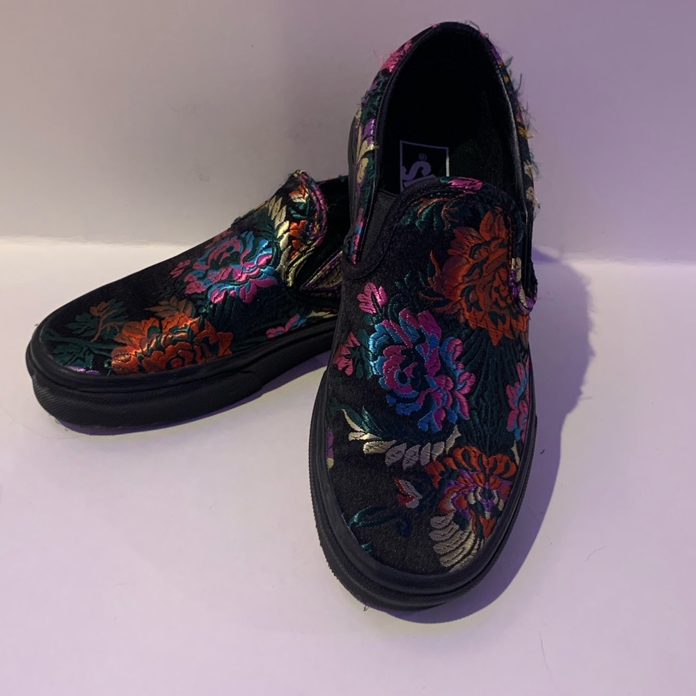 Black Fabric Vans